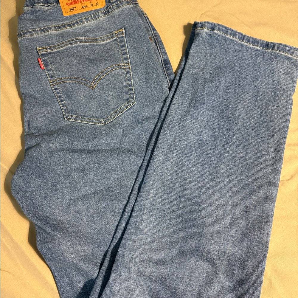 Levi's 502 Regular Fit Light Blue Jeans 30x32 or 20Reg, no sign of wear